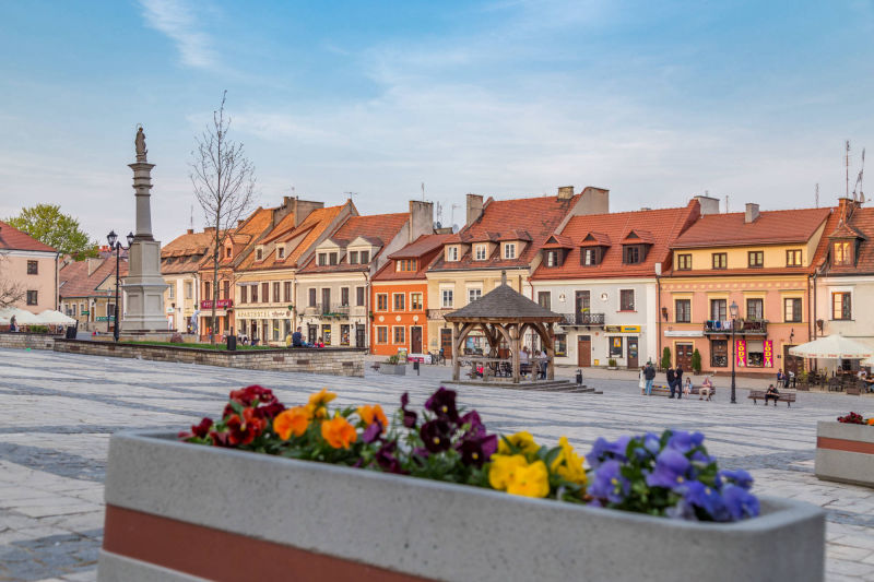 Przewodnik Sandomierz - Widok na Stare Miasto w Sandomierzu